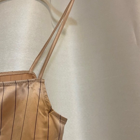 Zara Satin Effect Striped Top - Picture 4 of 8